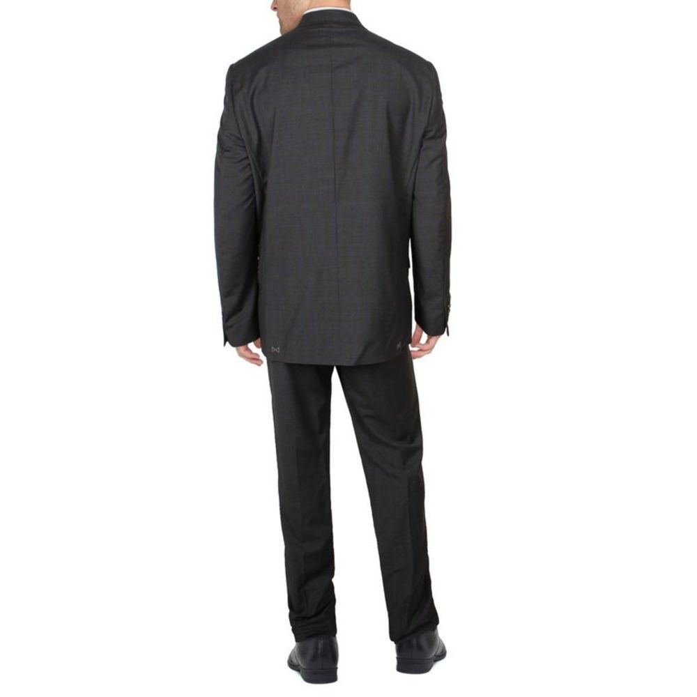 Hart Schaffner Marx Mens Gray Wool 2PC Business Two-Button Suit NWT - Picture 2 of 2